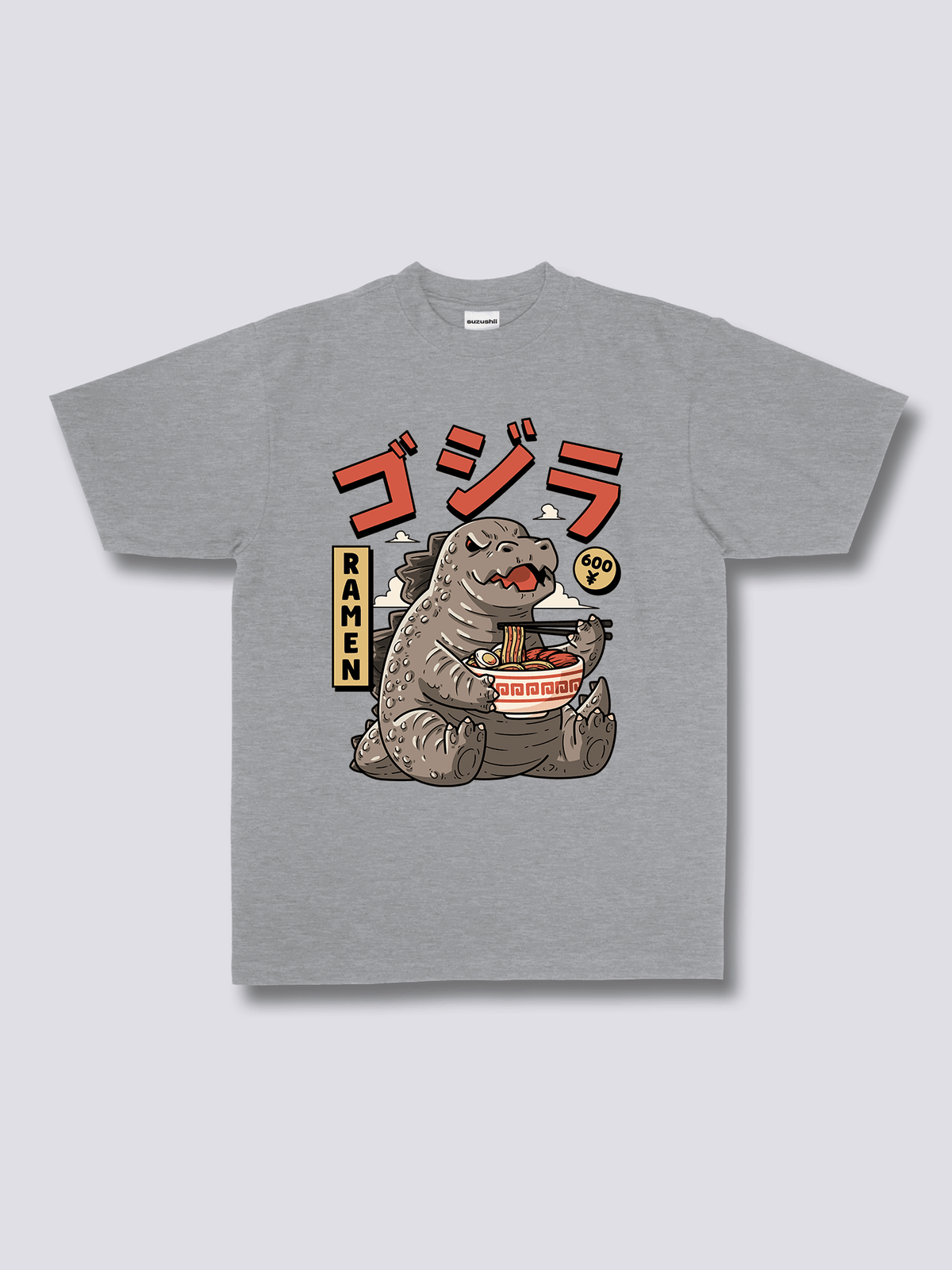 BABYZILLA 怪獣のフロントプリントTシャツ