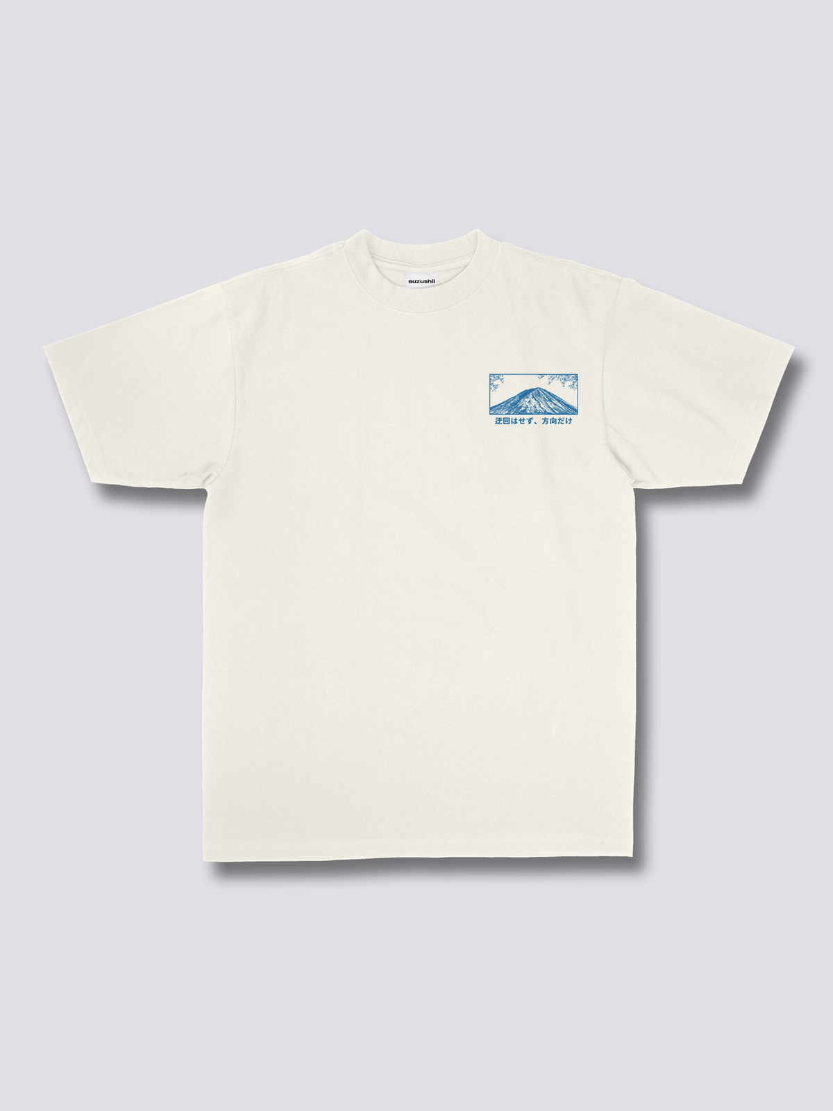 FUJI COMPASS 富士山のバックプリントTシャツ
