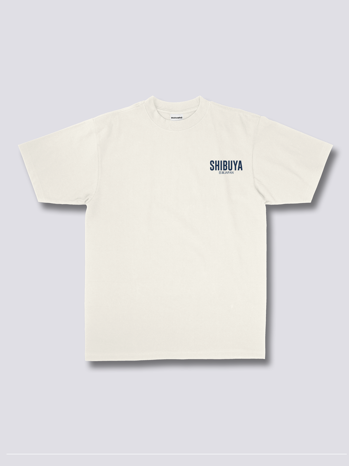 SHIBUYA CITY 渋谷の街並みのバックプリントTシャツ
