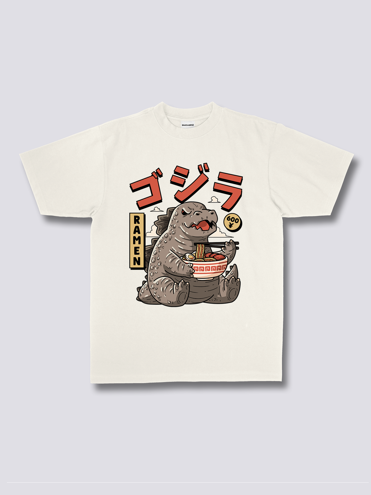 BABYZILLA 怪獣のフロントプリントTシャツ