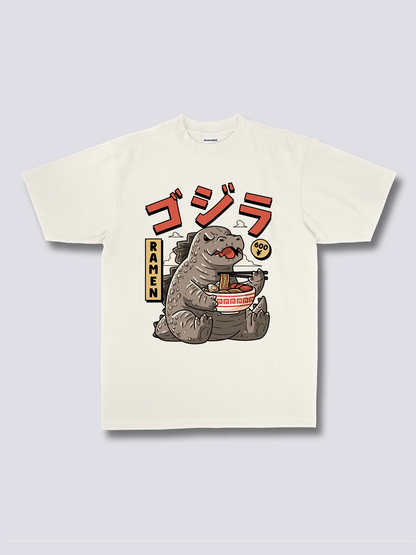 BABYZILLA 怪獣のフロントプリントTシャツ