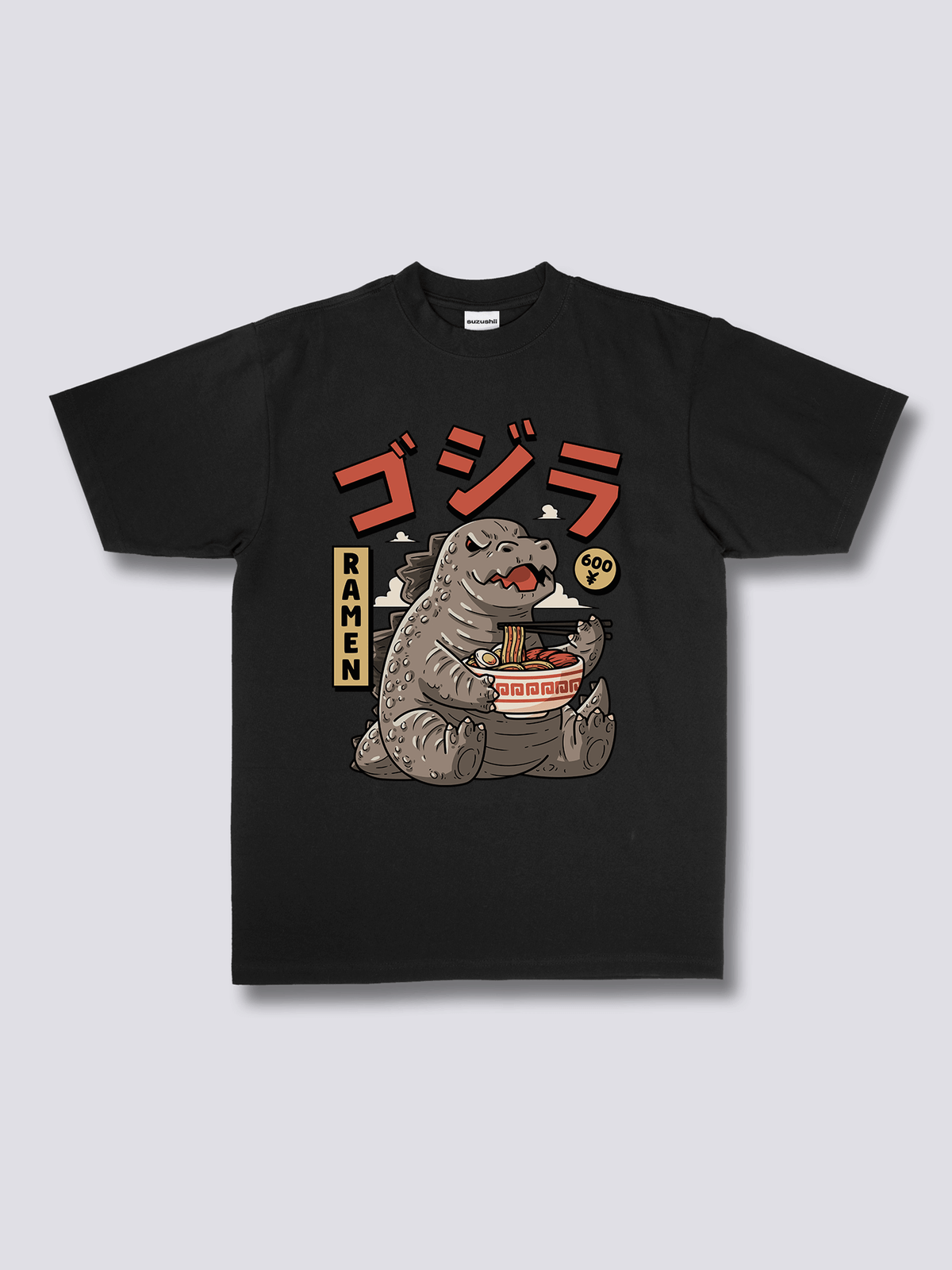 BABYZILLA 怪獣のフロントプリントTシャツ