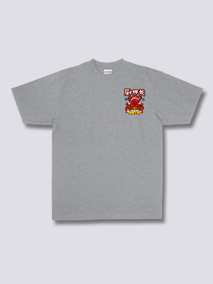 CHEF OCTOPUS タコシェフのバックプリントTシャツ