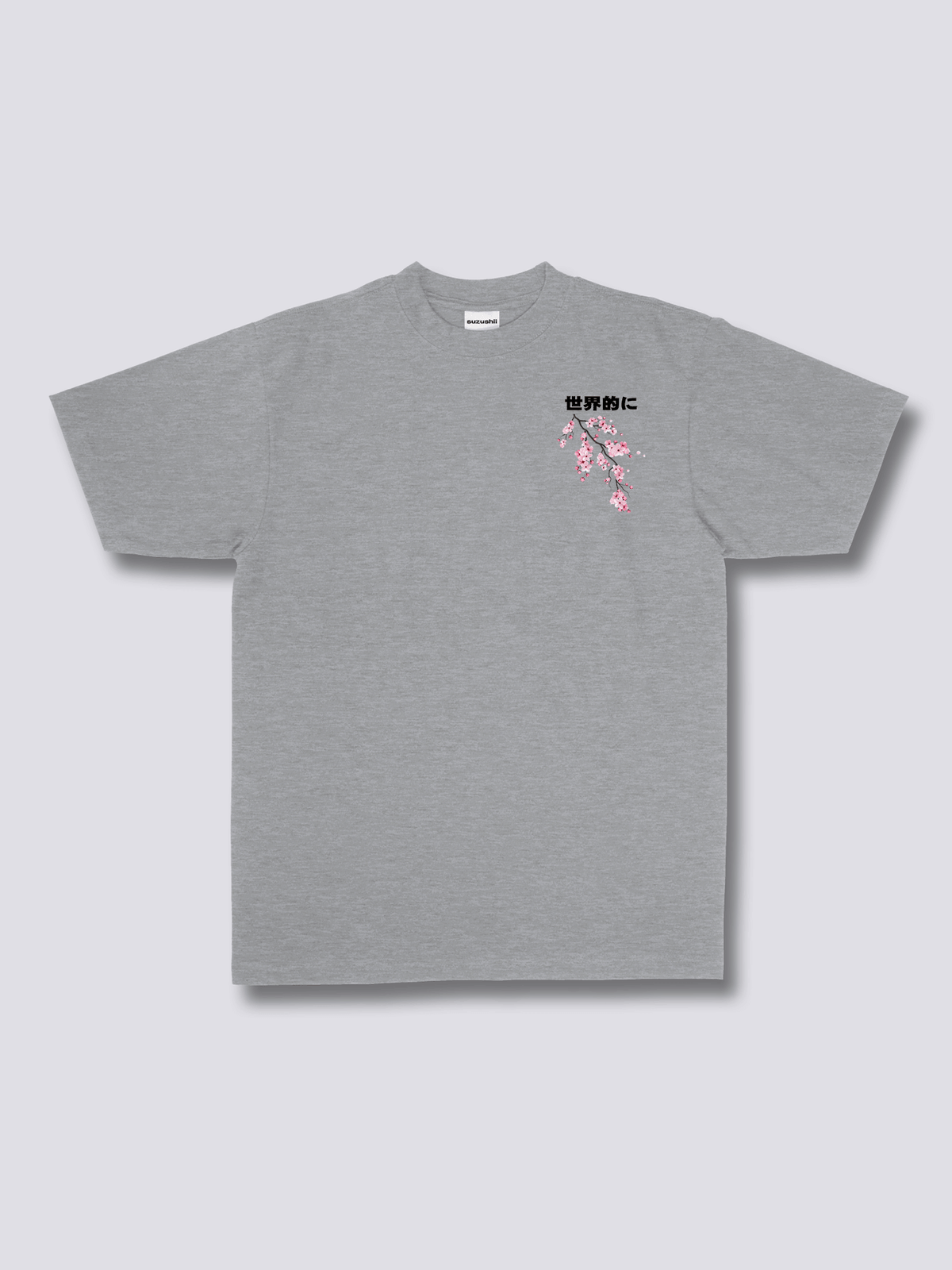 CHERRY BLOSSOM 桜のバックプリントTシャツ