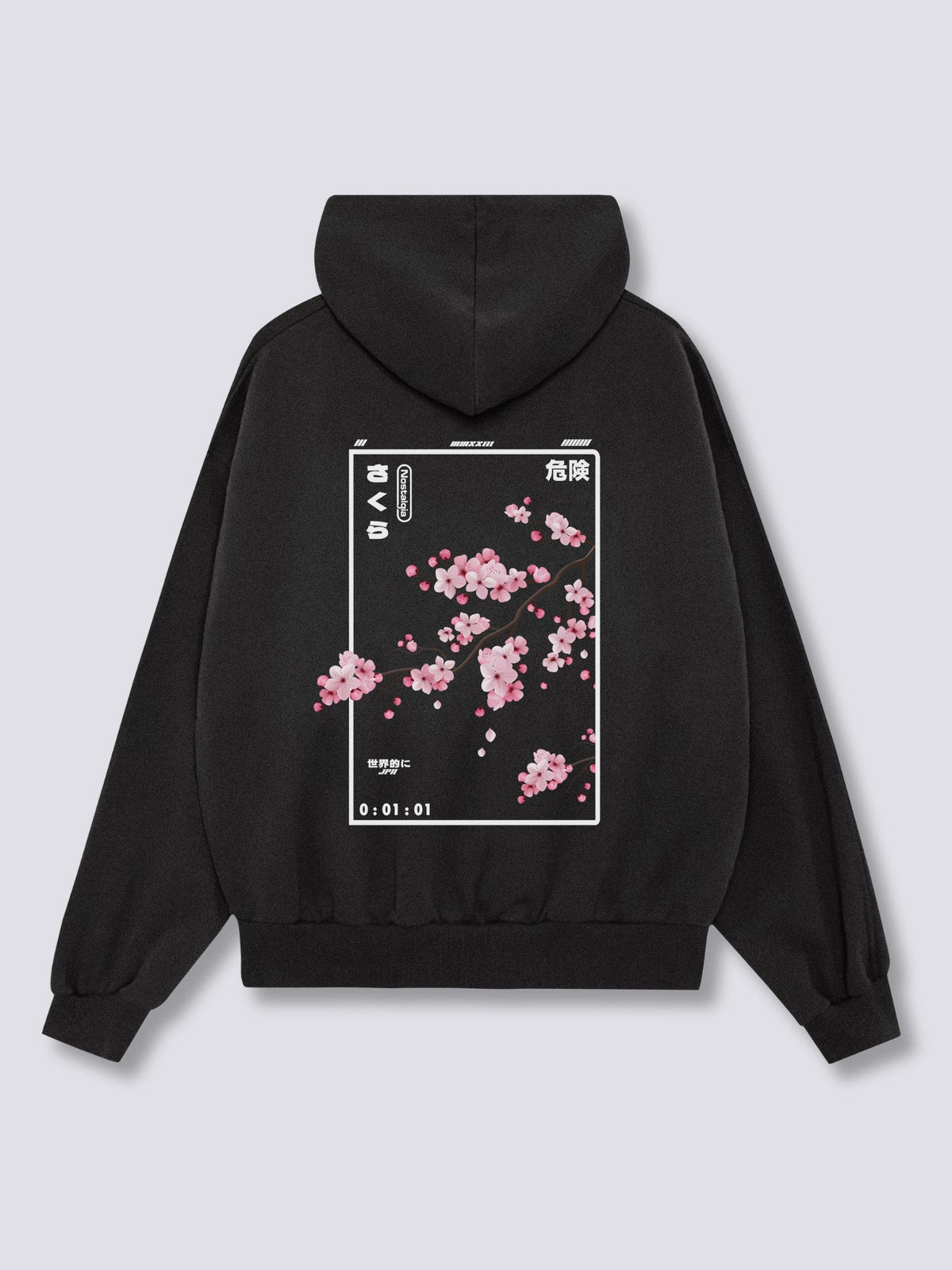 CHERRY BLOSSOM 桜のバックプリントパーカー