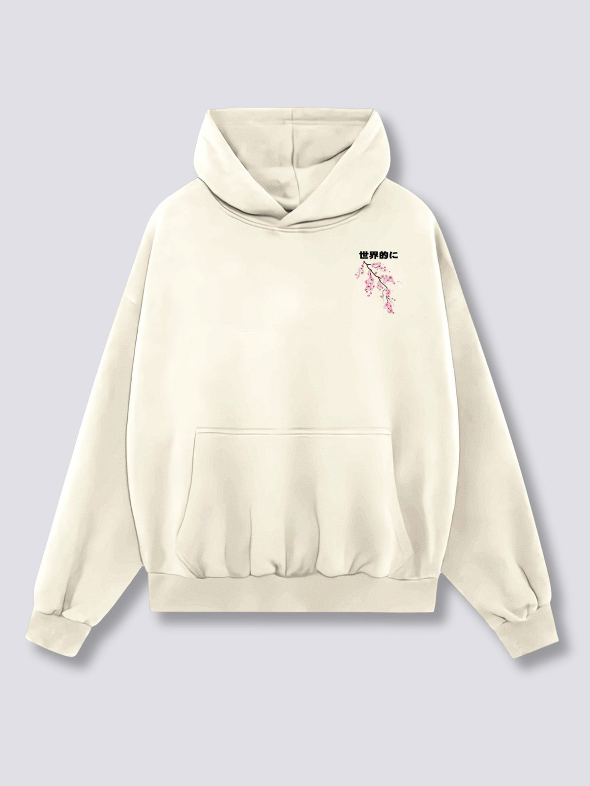 CHERRY BLOSSOM 桜のバックプリントパーカー