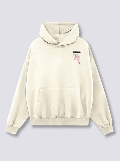 CHERRY BLOSSOM 桜のバックプリントパーカー