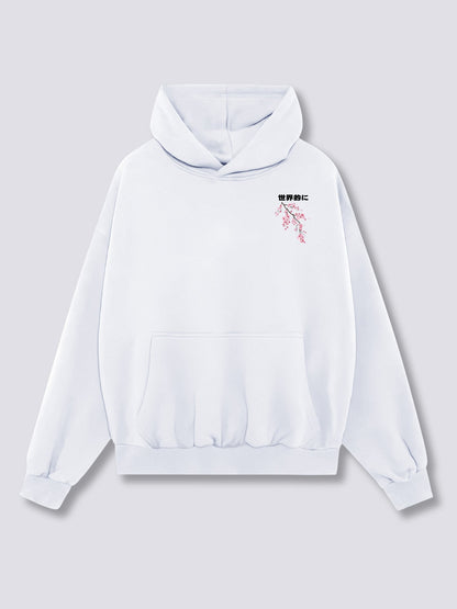 CHERRY BLOSSOM 桜のバックプリントパーカー