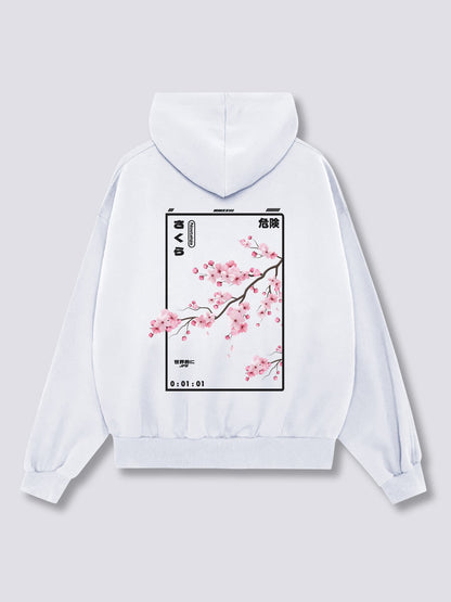 CHERRY BLOSSOM 桜のバックプリントパーカー