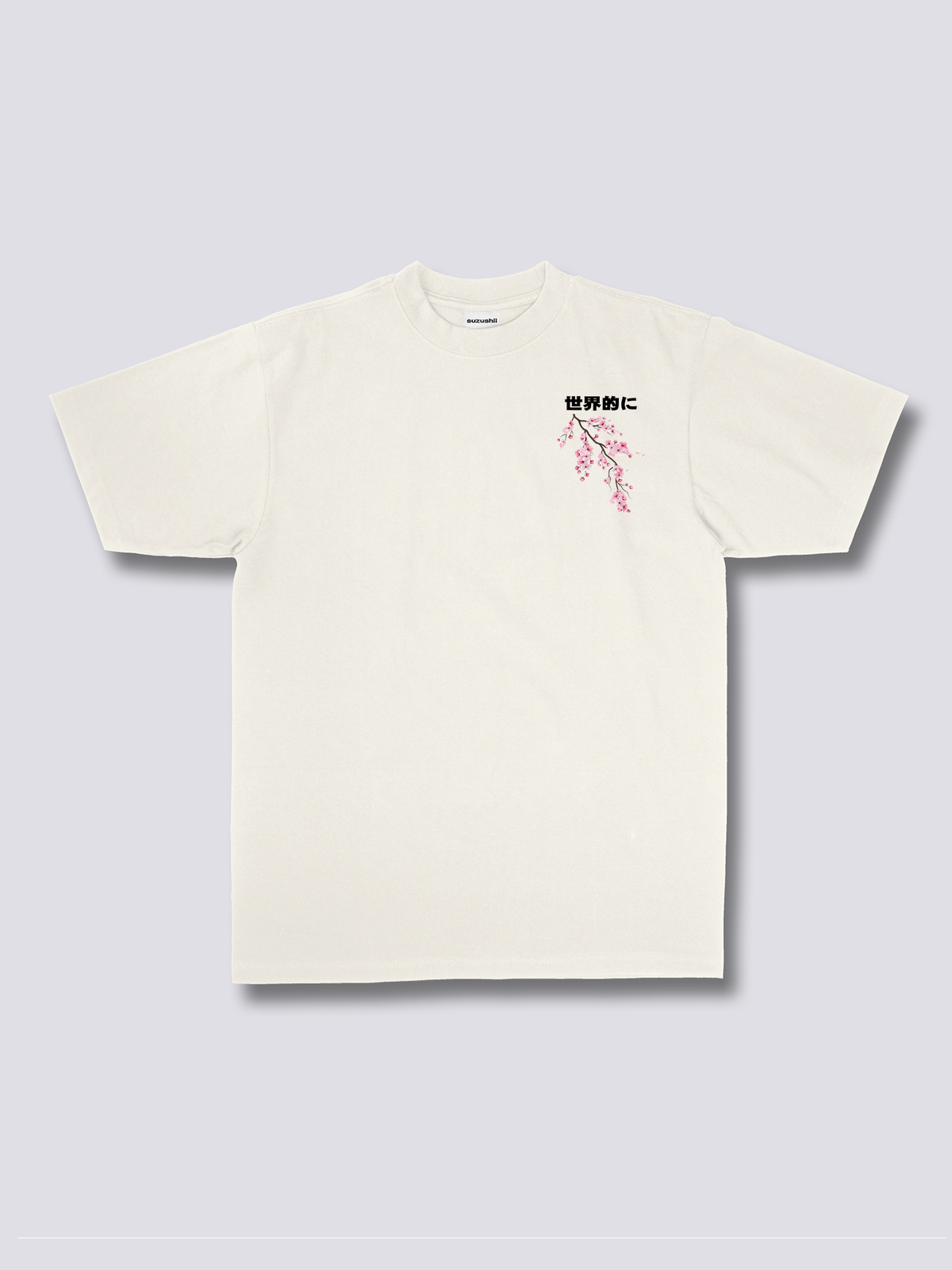 CHERRY BLOSSOM 桜のバックプリントTシャツ