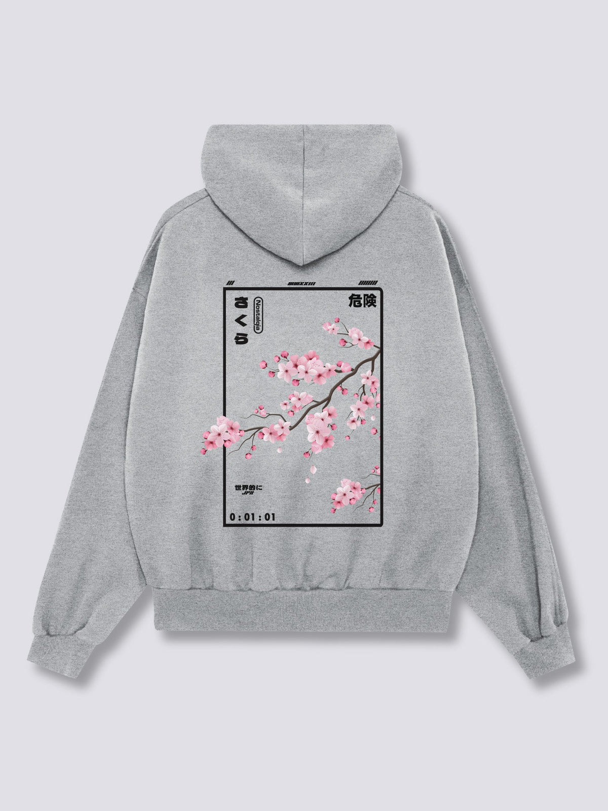 CHERRY BLOSSOM 桜のバックプリントパーカー