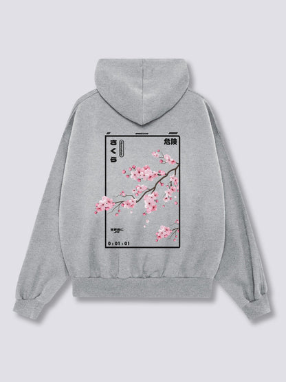 CHERRY BLOSSOM 桜のバックプリントパーカー