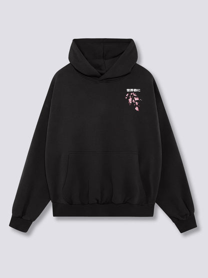 CHERRY BLOSSOM 桜のバックプリントパーカー