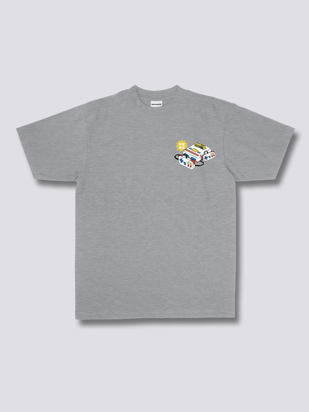 CLASSIC CONSOLE レトロゲーム機のバックプリントTシャツ