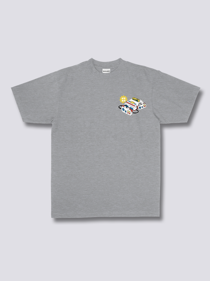 CLASSIC CONSOLE レトロゲーム機のバックプリントTシャツ