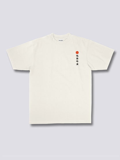 CRASHING WAVES 荒波のバックプリントTシャツ