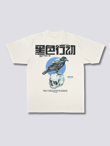 DARK CROW カラスのバックプリントTシャツ