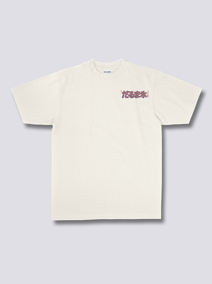 DARUMA BEER だるまと生ビールのバックプリントTシャツ