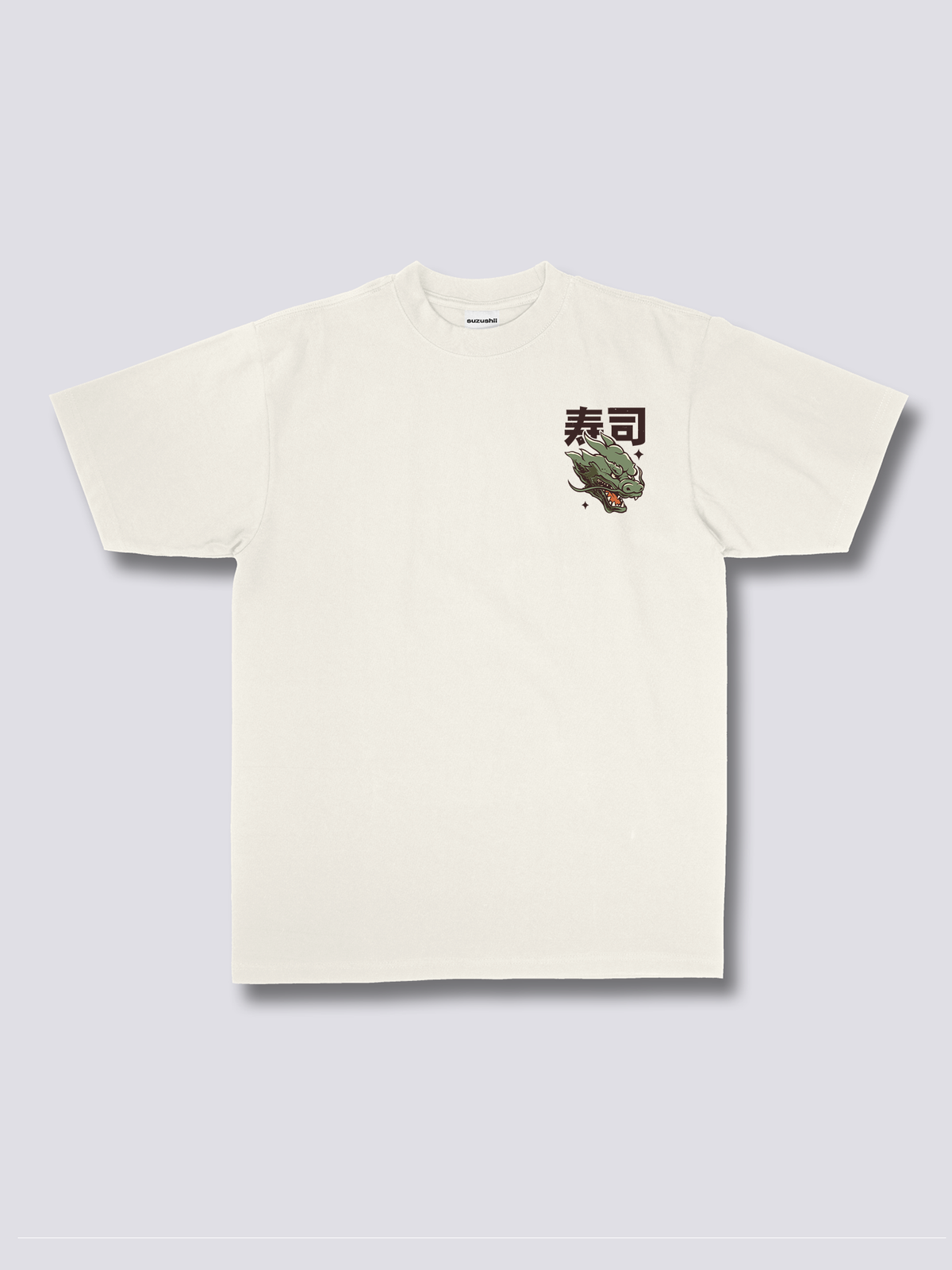DRAGON ROLL 寿司のバックプリントTシャツ