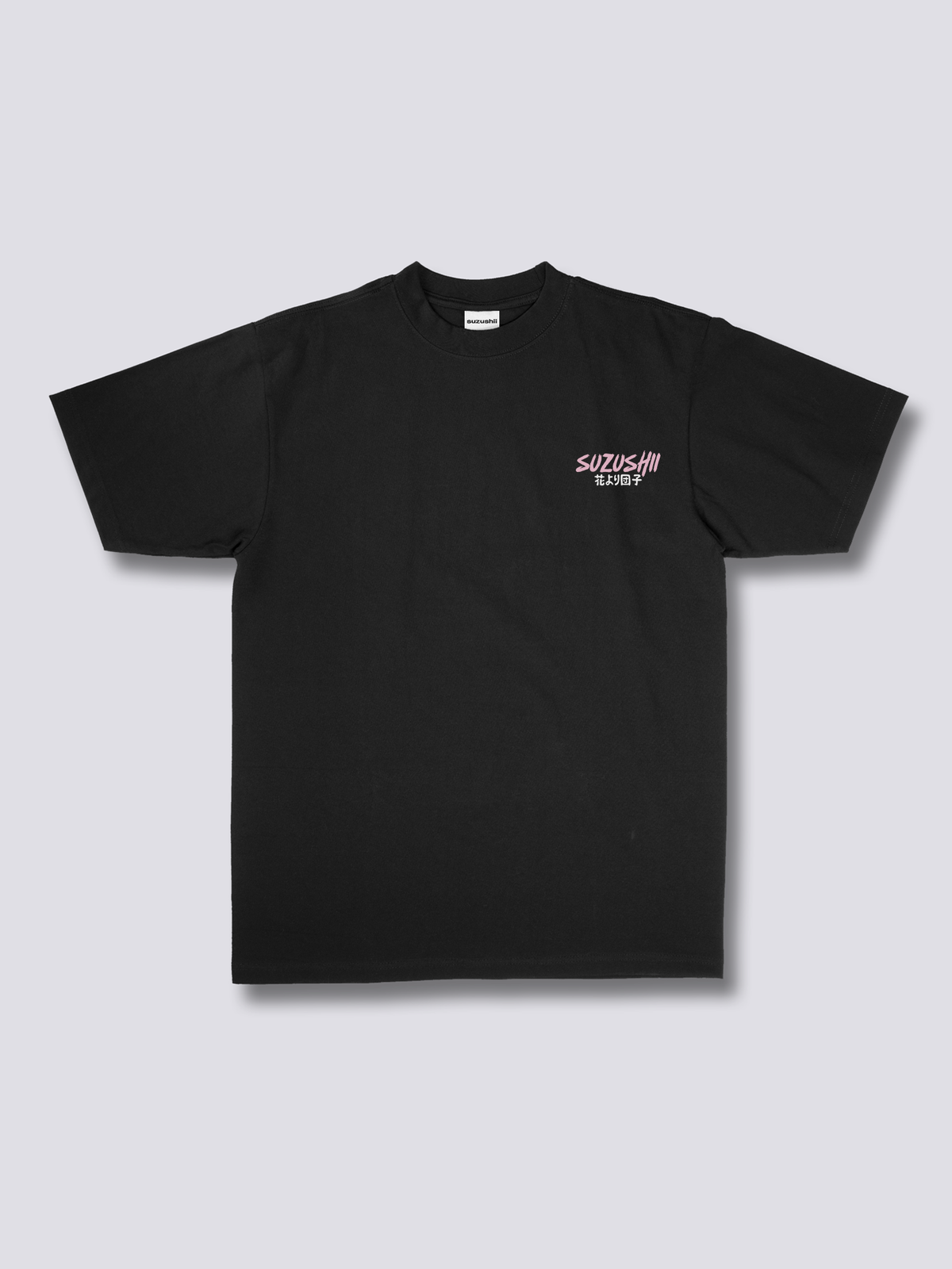 FALLEN KATANA 刀と桜のバックプリントTシャツ