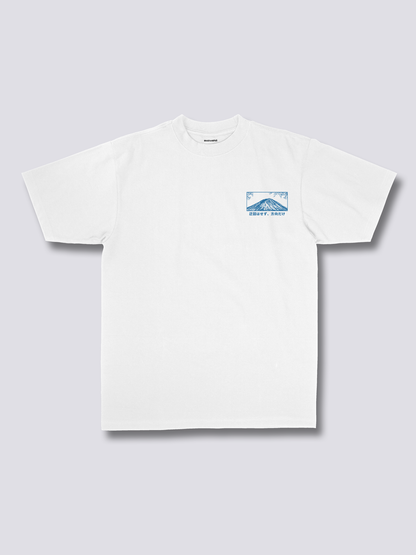 FUJI COMPASS 富士山のバックプリントTシャツ