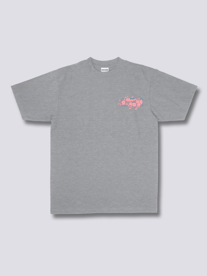 HAZAKURA 葉桜のバックプリントTシャツ