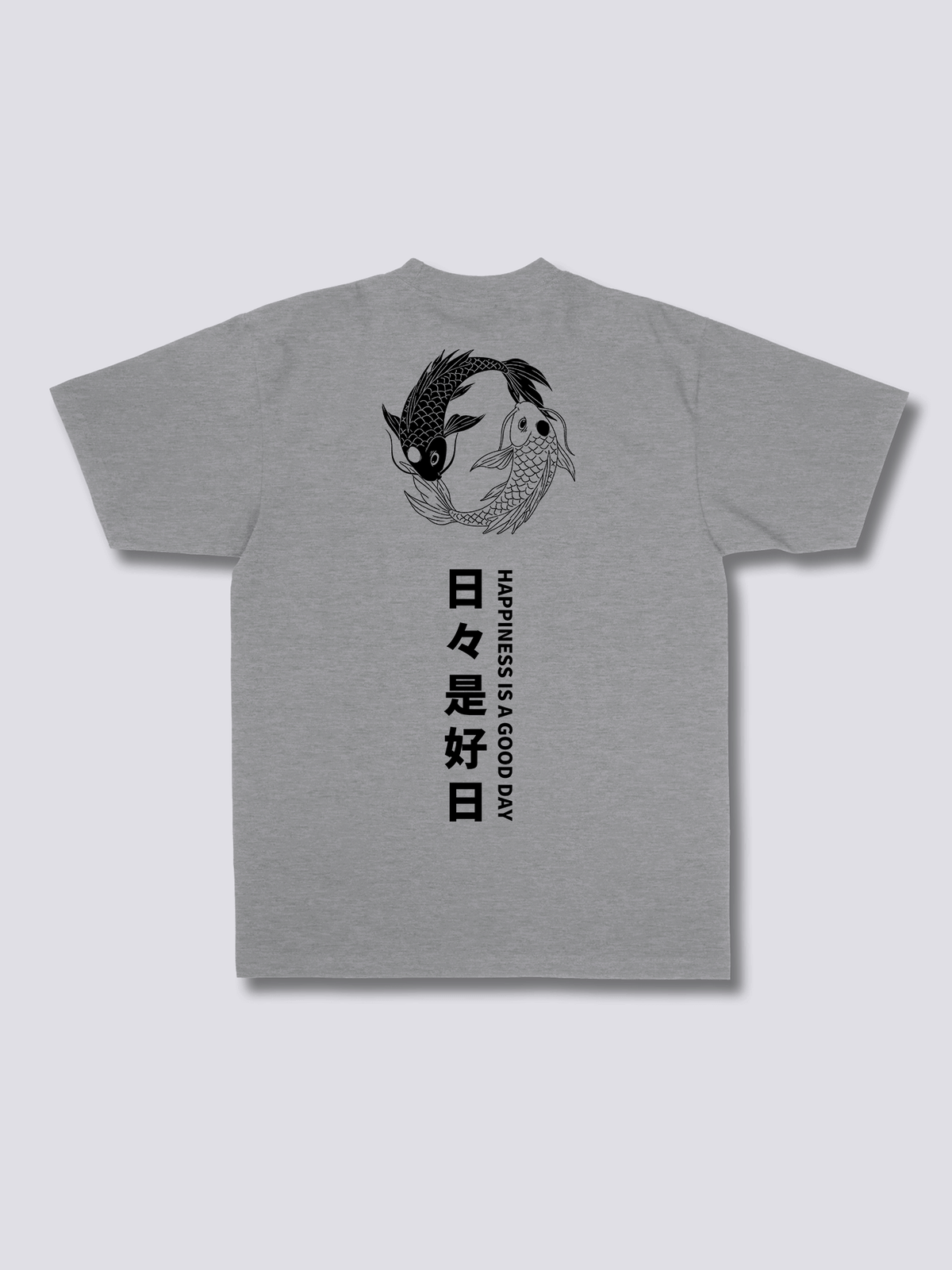 KOI HARMONY 錦鯉のバックプリントTシャツ