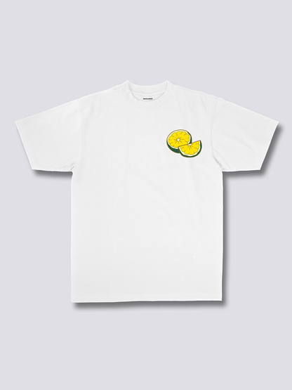 LIME JUICE ライムサワーのバックプリントTシャツ