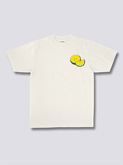 LIME JUICE ライムサワーのバックプリントTシャツ