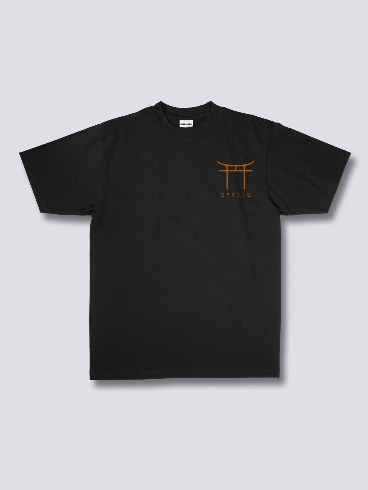 PEACH BLOSSOM 桃の花のバックプリントTシャツ