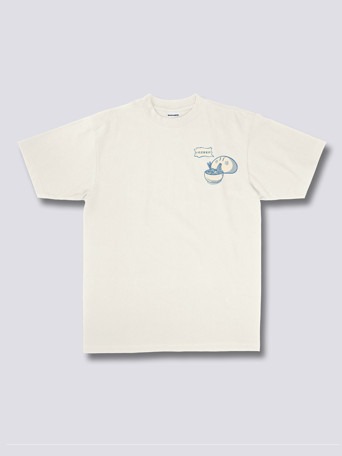RAMEN GOBBLER ラーメンのバックプリントTシャツ