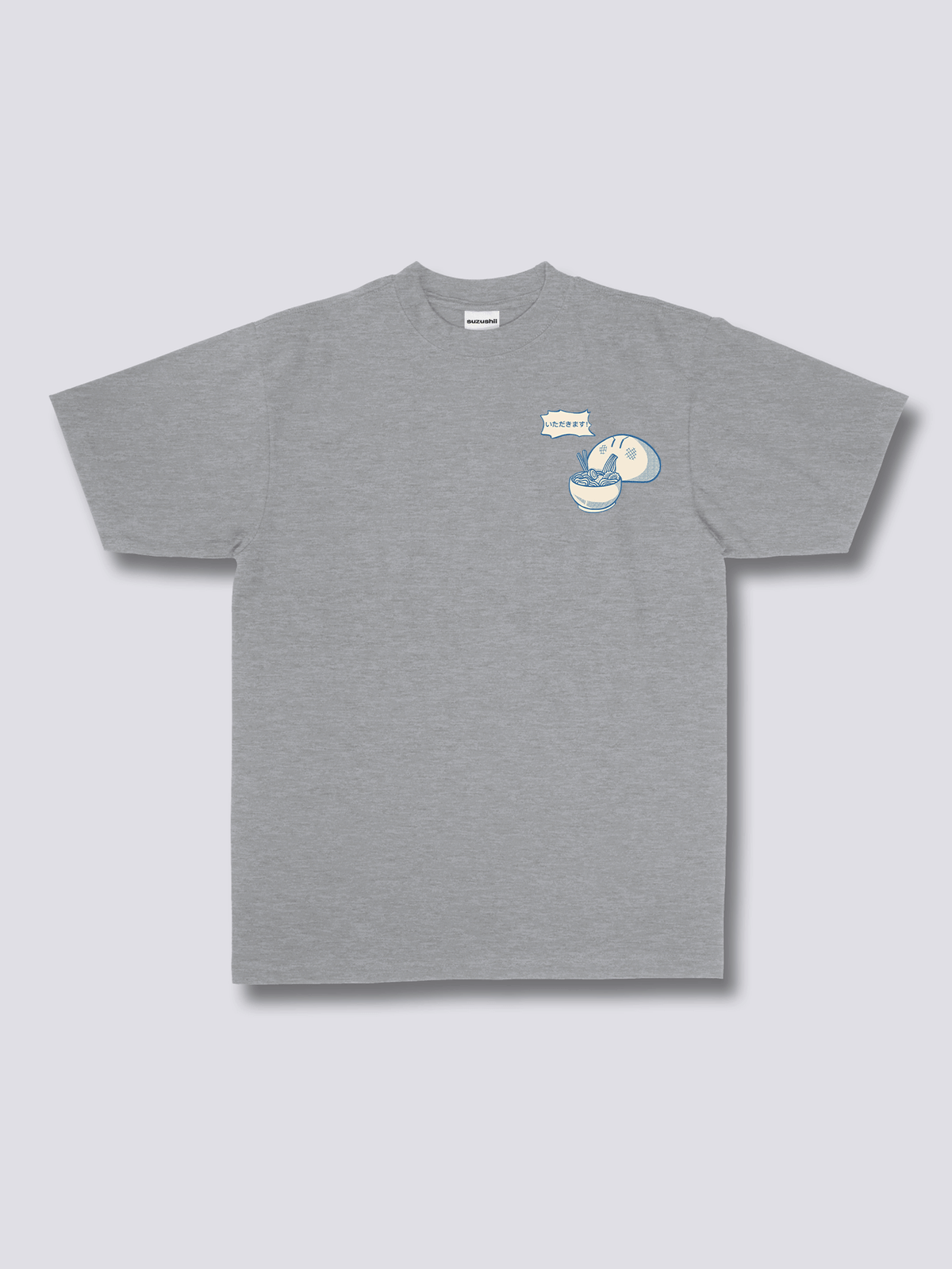 RAMEN GOBBLER ラーメンのバックプリントTシャツ