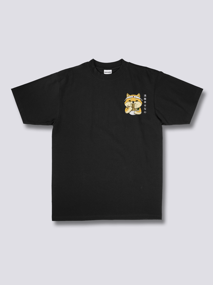 RAMEN SHIBA 柴犬とラーメンのバックプリントTシャツ
