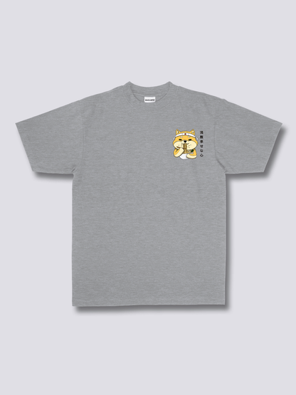 RAMEN SHIBA 柴犬とラーメンのバックプリントTシャツ