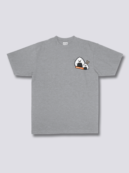 RICE BALL おにぎりのバックプリントTシャツ
