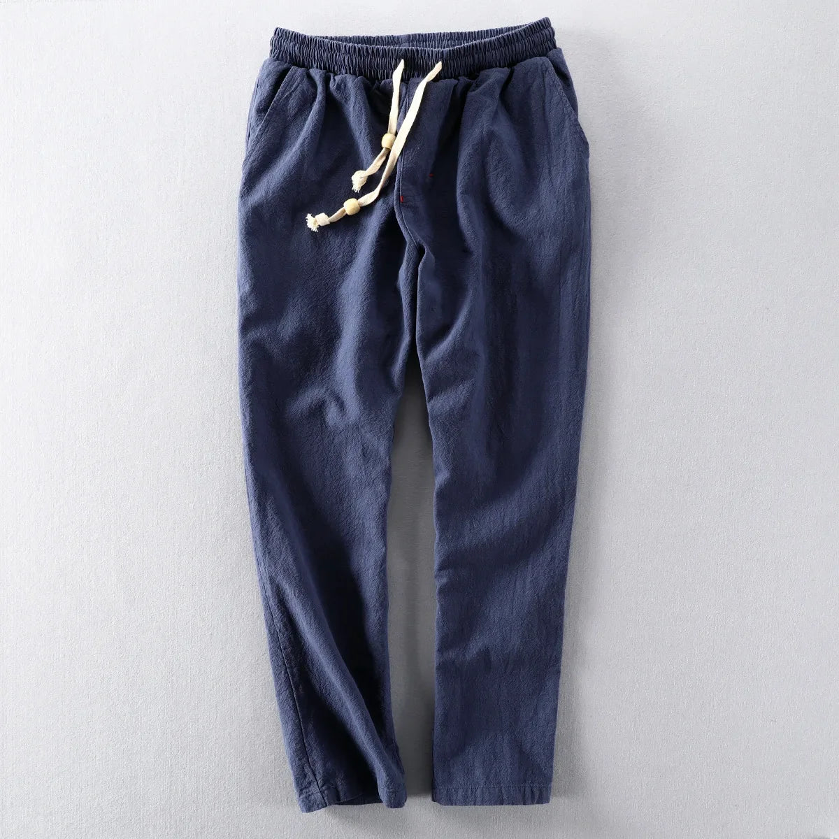 REN コットンリネンのドローストリングパンツ