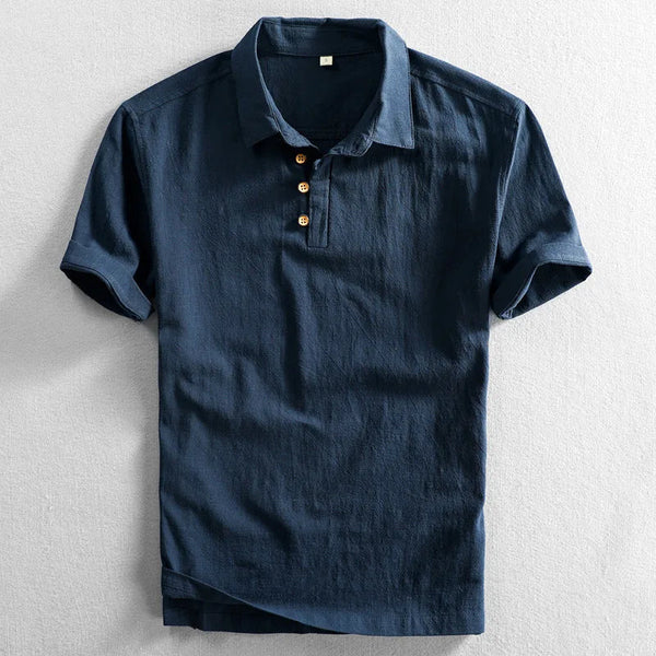 HARRISON 和の佇まいのリネンコットンシャツ