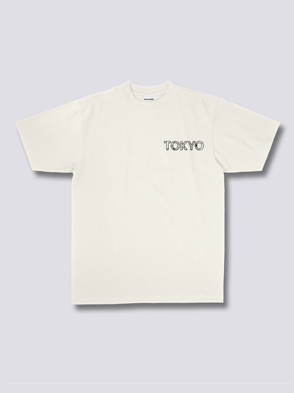 SAKURA BLOOM 桜と蝶のバックプリントTシャツ