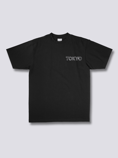 SAKURA BLOOM 桜と蝶のバックプリントTシャツ