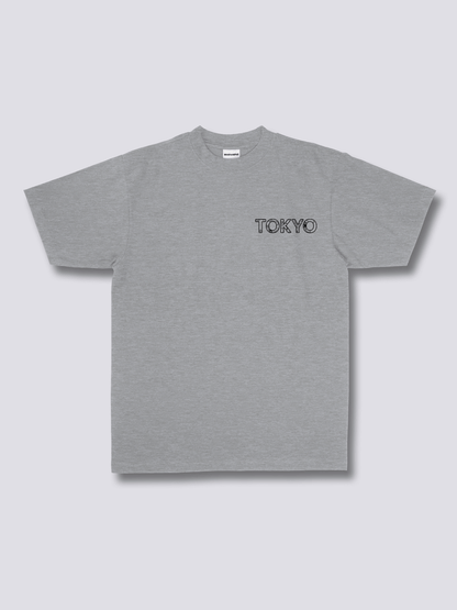 SAKURA BLOOM 桜と蝶のバックプリントTシャツ