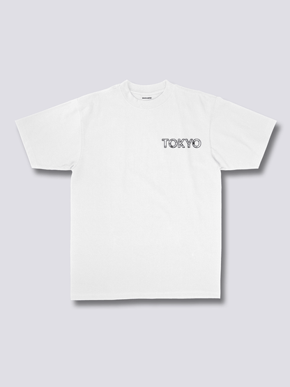 SAKURA BLOOM 桜と蝶のバックプリントTシャツ