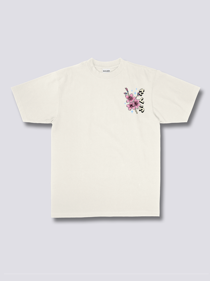 SAKURA STYLE 桜のバックプリントTシャツ
