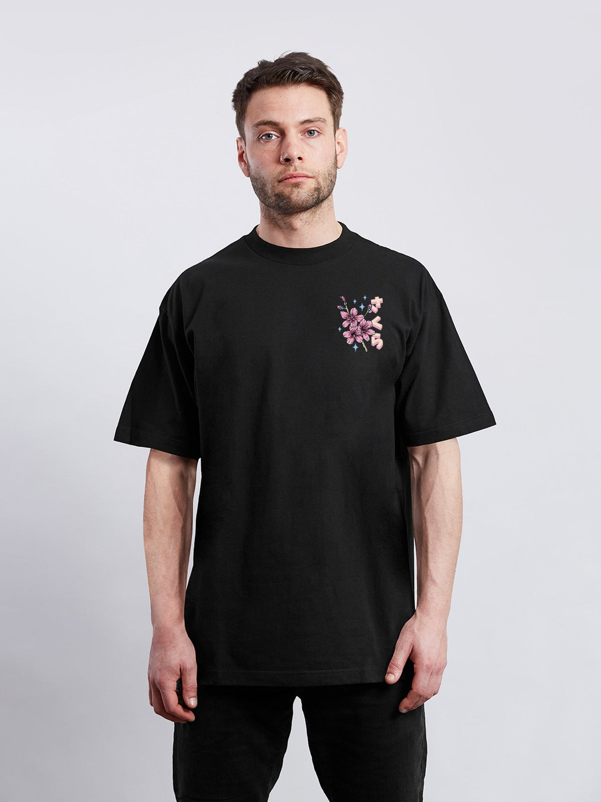 SAKURA STYLE 桜のバックプリントTシャツ