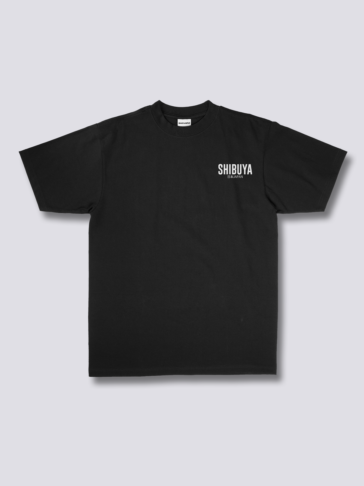 SHIBUYA CITY 渋谷の街並みのバックプリントTシャツ