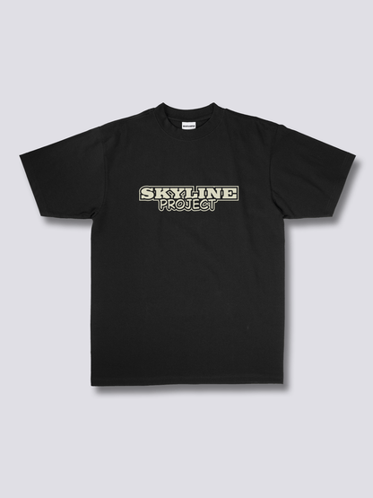 SKYLINE PROJECT スポーツカーのバックプリントTシャツ