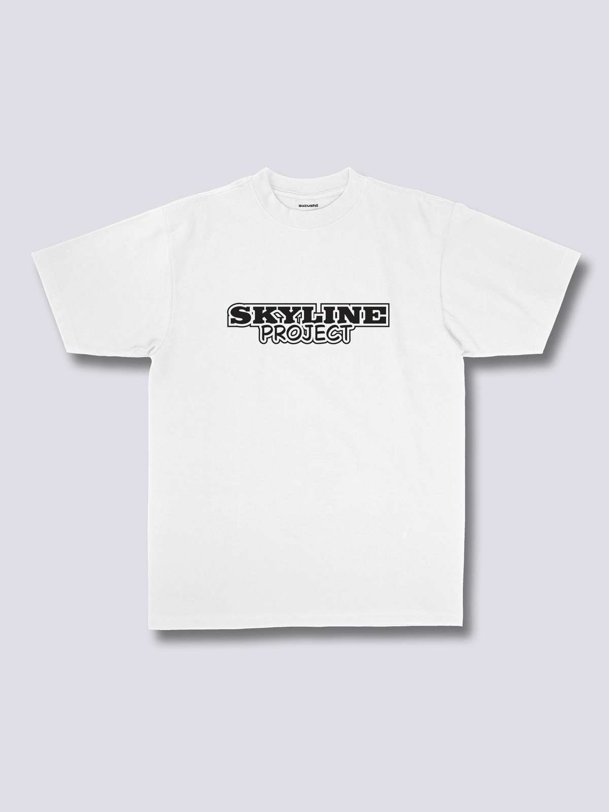 SKYLINE PROJECT スポーツカーのバックプリントTシャツ