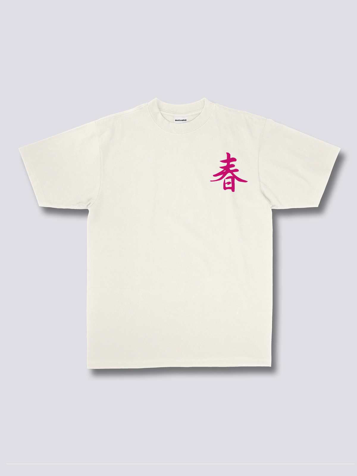 SPRING BLOSSOM 春の花のバックプリントTシャツ