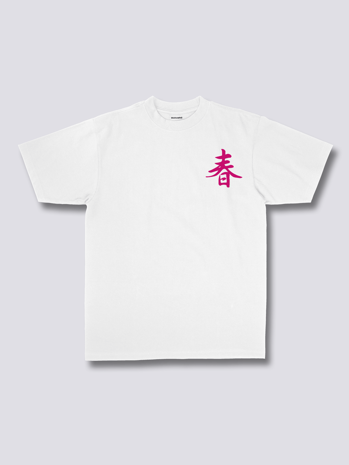 SPRING BLOSSOM 春の花のバックプリントTシャツ