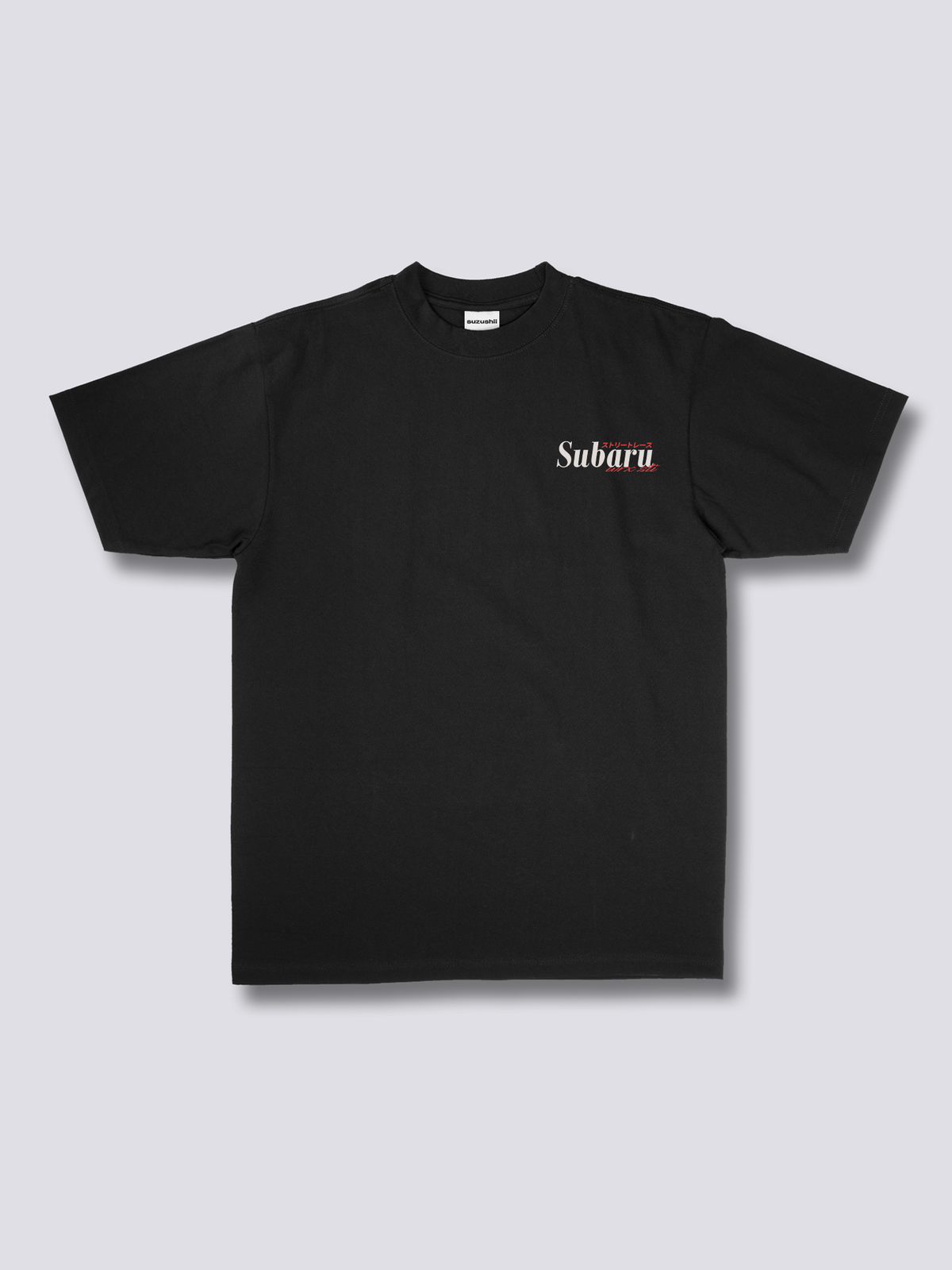 SUBARU WRX STI スポーツカーのバックプリントTシャツ