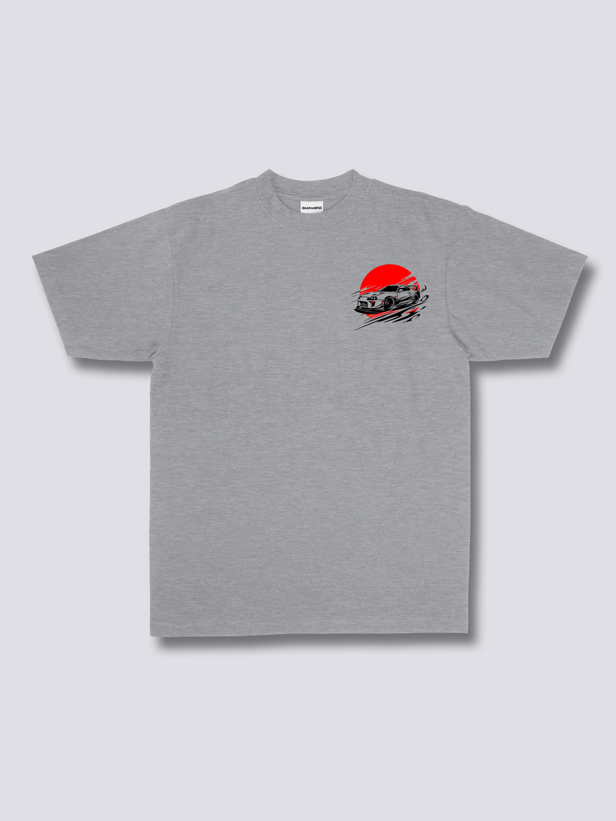 SUPRA MK4 スポーツカーのバックプリントTシャツ